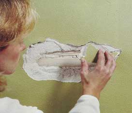 Inserting a wall patch