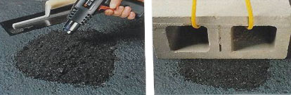 smooth patching material